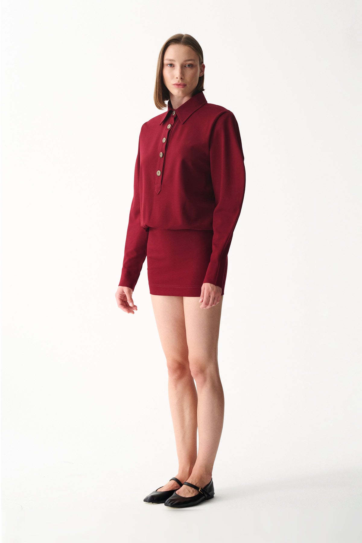 Naia-Lucky Elbi̇se / Bordo-Elbise-3-roqelvaxirum.shop