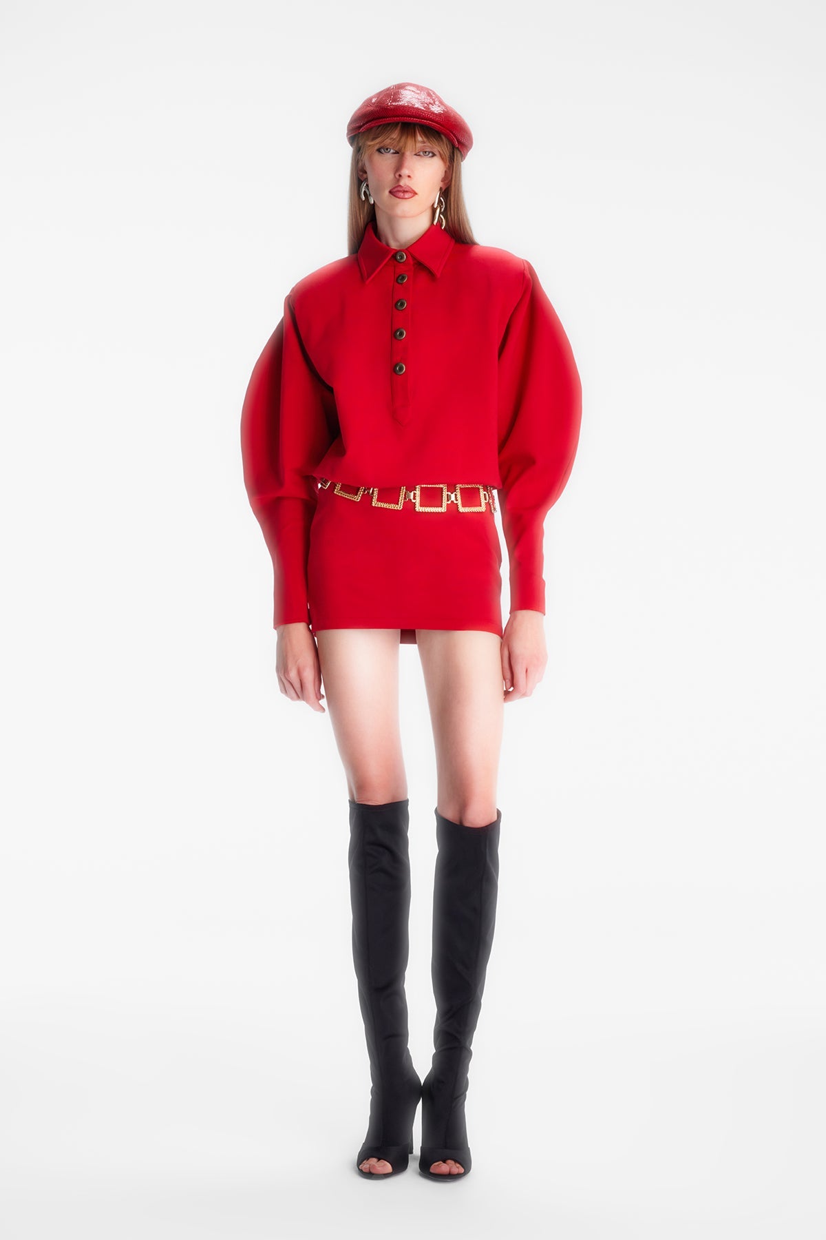 Naia-Lucky Elbise / Kırmızı-Elbise-1-roqelvaxirum.shop