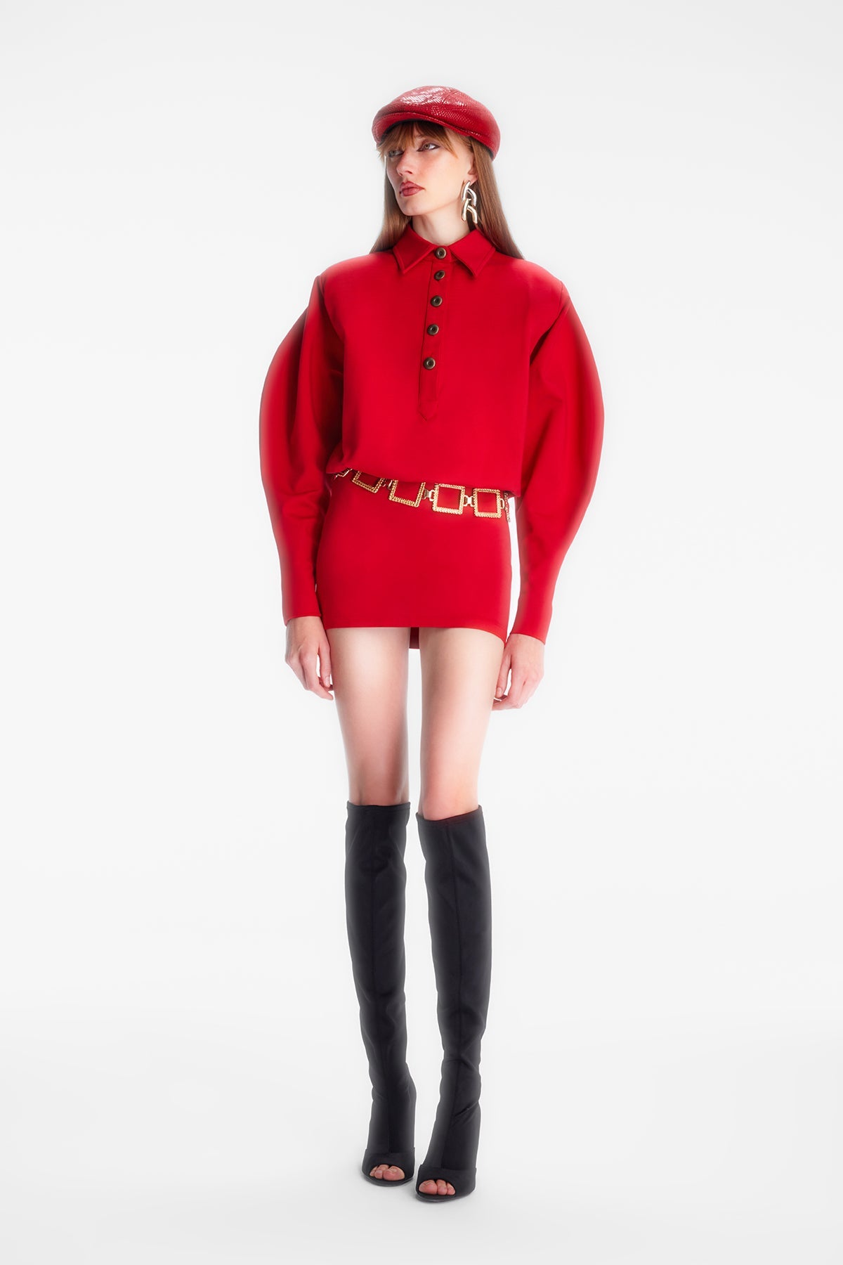 Naia-Lucky Elbise / Kırmızı-Elbise-2-roqelvaxirum.shop