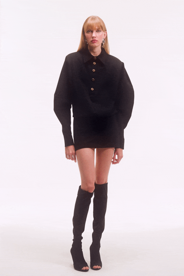 Naia-Lucky Elbise / Siyah-Elbise-5-roqelvaxirum.shop