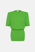 Naia-Miu T Shirt Elbise / Yeşil-Elbise-6-roqelvaxirum.shop