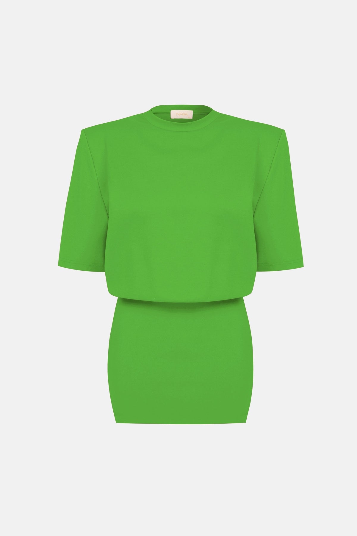 Naia-Miu T Shirt Elbise / Yeşil-Elbise-6-roqelvaxirum.shop