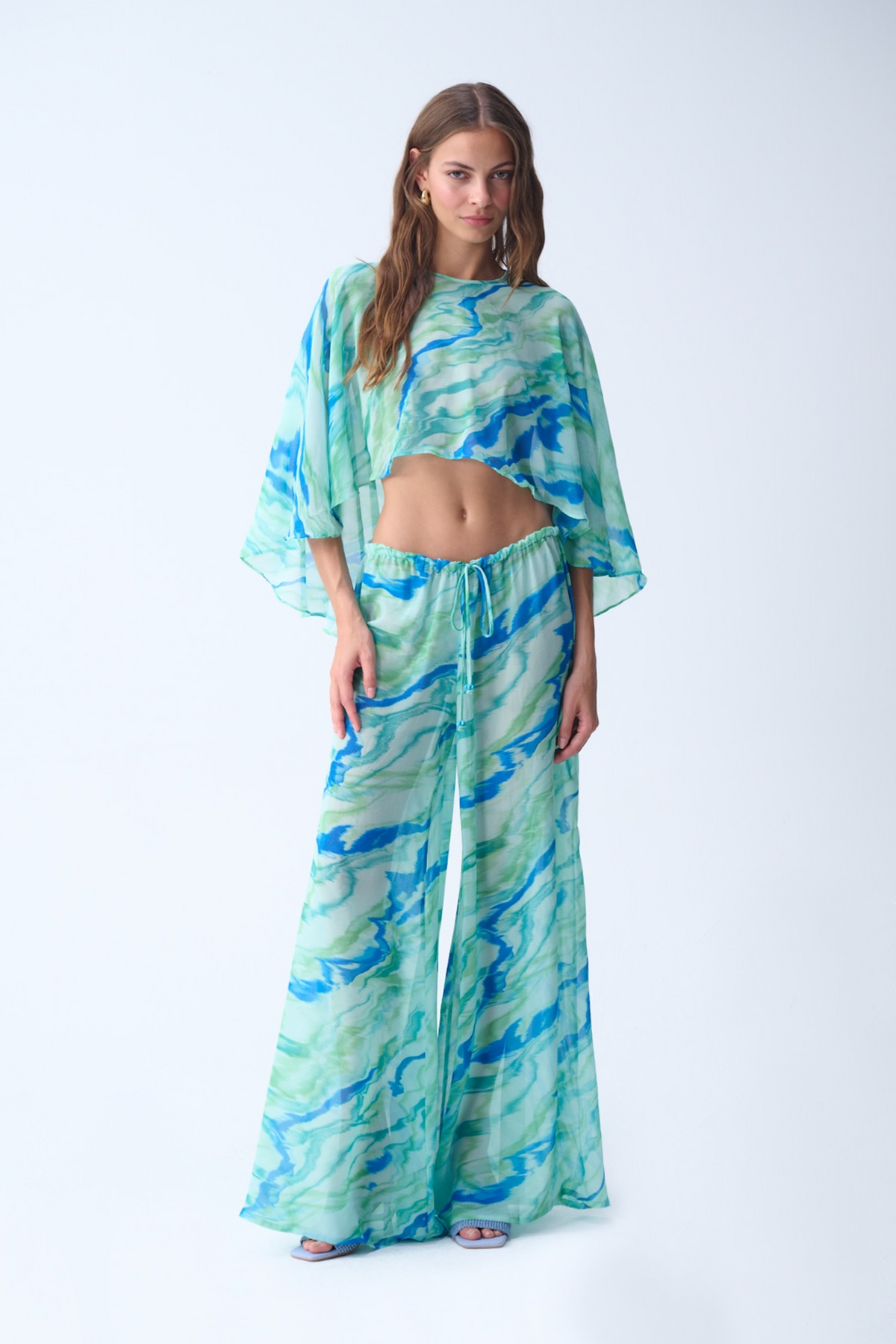 Summer Pantolon / MiNt Desenli