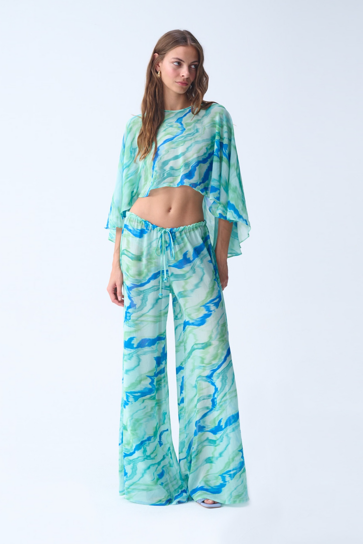 Summer Pantolon / MiNt Desenli