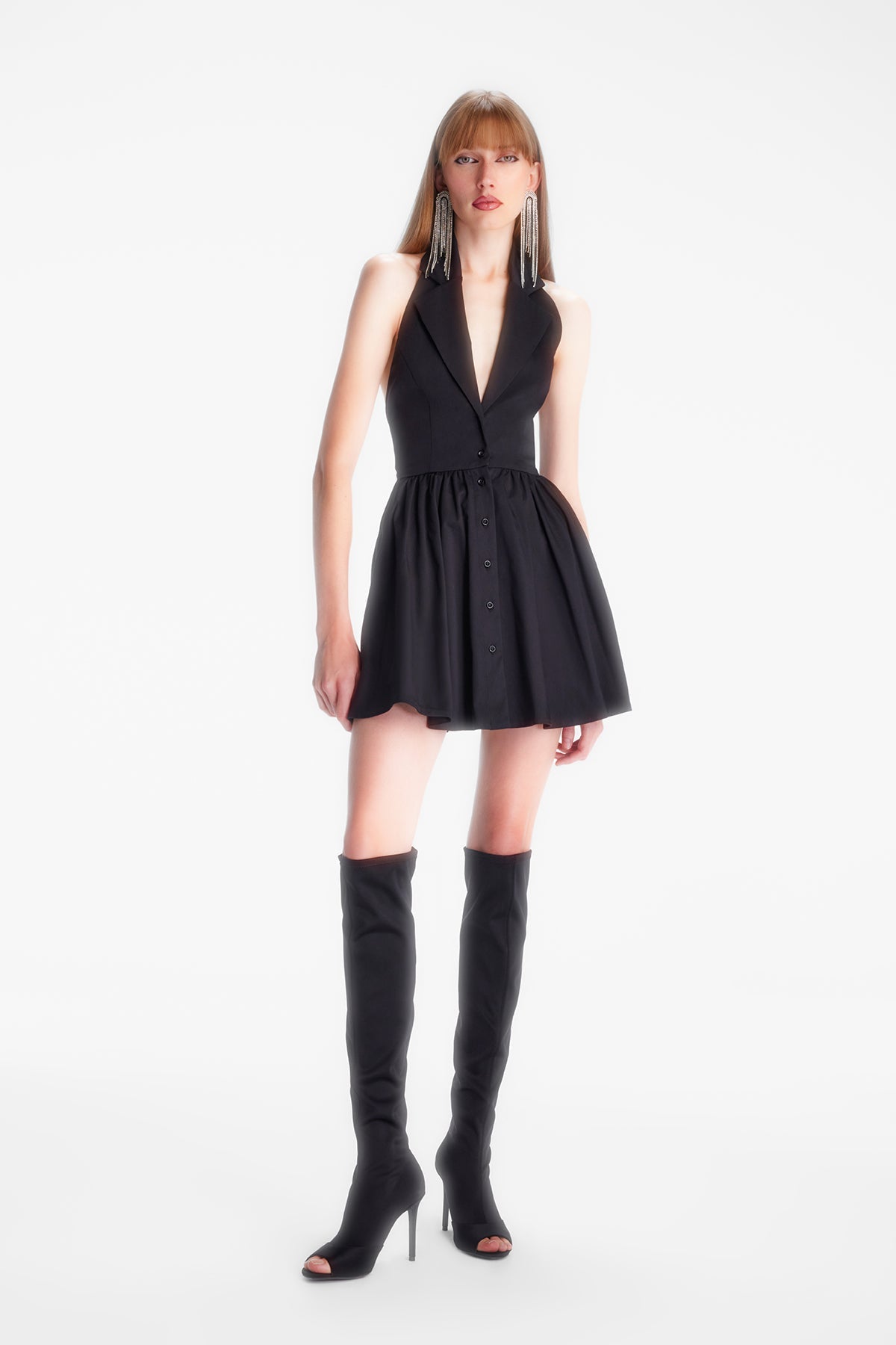 Naia-Sunray Mi̇ni̇ Elbi̇se / Si̇yah-Elbise-2-roqelvaxirum.shop