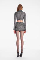 Naia-Zeya Bluz / Parlak Gri-Bluz-4-roqelvaxirum.shop