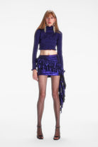Naia-Zeya Bluz / Parlak Mor-Bluz-1-roqelvaxirum.shop