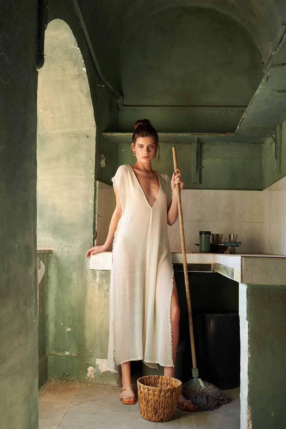 Naïve Atelier-Ilaria Ecru-Elbise-1-roqelvaxirum.shop