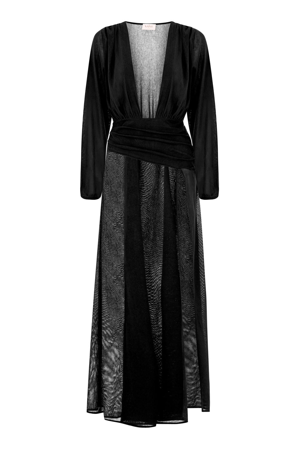 Naïve Atelier-Linda Elbise Siyah-Elbise-1-roqelvaxirum.shop