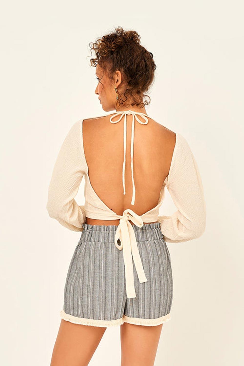Naïve Atelier-Myndos Gri-Şort-2-roqelvaxirum.shop