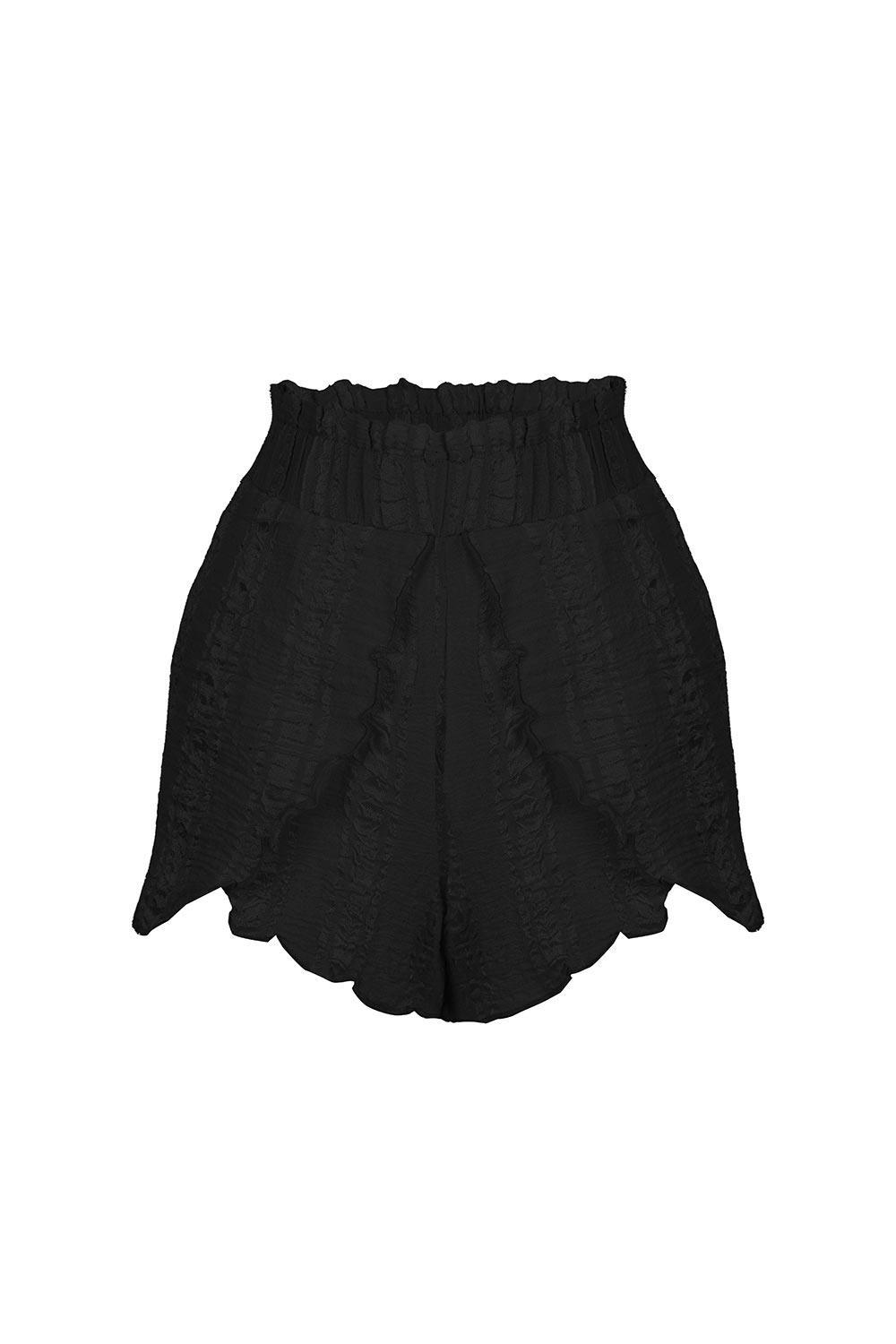 Naïve Atelier-Perla Siyah-Şort-3-roqelvaxirum.shop