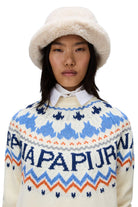 Napapijri-D-Fiames Beyaz Kadın Kazak-Kazak & Triko-2-roqelvaxirum.shop