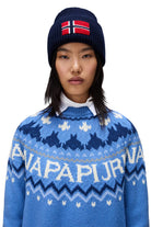 Napapijri-D-Fiames Mavi Kadın Kazak-Kazak & Triko-3-roqelvaxirum.shop