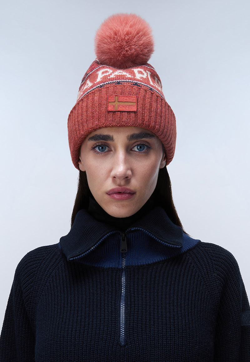 Napapijri-F-Soiusa Hat W Red Sauce-Bere-2-roqelvaxirum.shop
