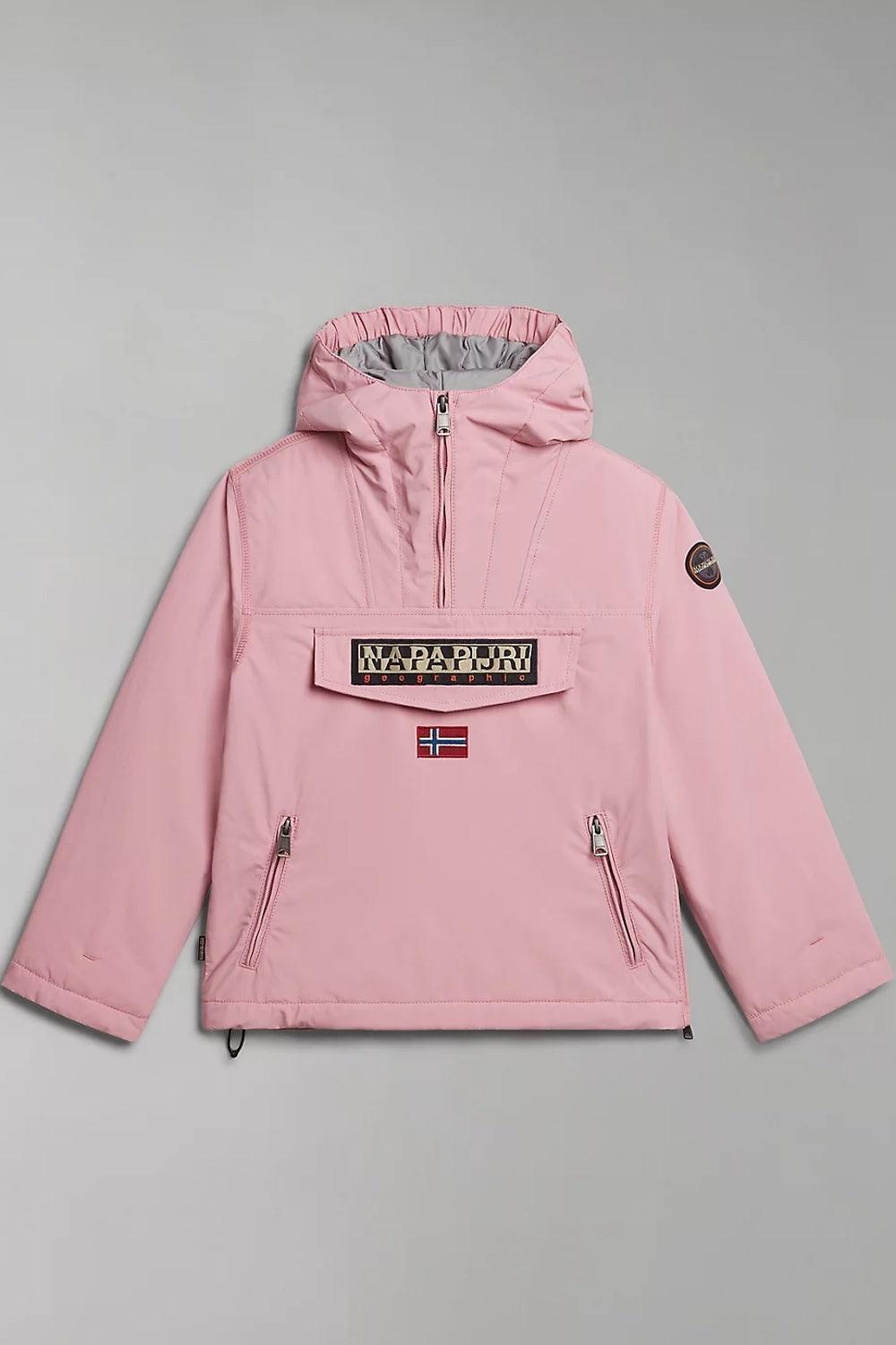 Napapijri-Kids Rainforest Pocket 2 Pink-Yağmurluk-7-roqelvaxirum.shop