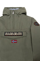 Napapijri-Kids Rainforest Yeşil Çocuk Mont-Mont-6-roqelvaxirum.shop