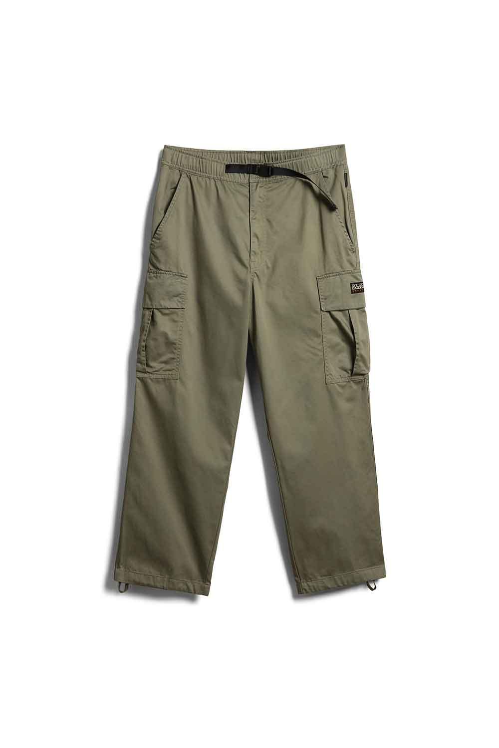 Napapijri-M-Dru Pant Green Lichen-Pantolon-1-roqelvaxirum.shop