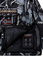 Napapijri-Rainforest Next Anorak Jacket Siyah/Gri Erkek Mont-Mont-10-roqelvaxirum.shop