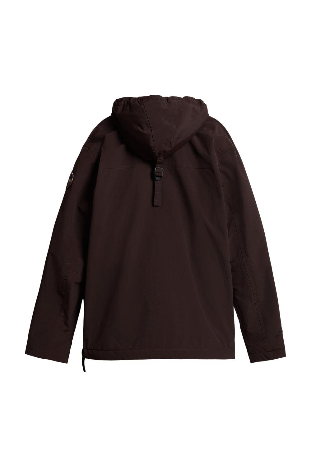Napapijri-Rainforest Pocket 2 Brown Ebony-Yağmurluk-7-roqelvaxirum.shop