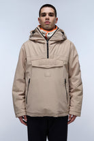 Napapijri-Rainforest Tech Beige Rocky-Yağmurluk-1-roqelvaxirum.shop