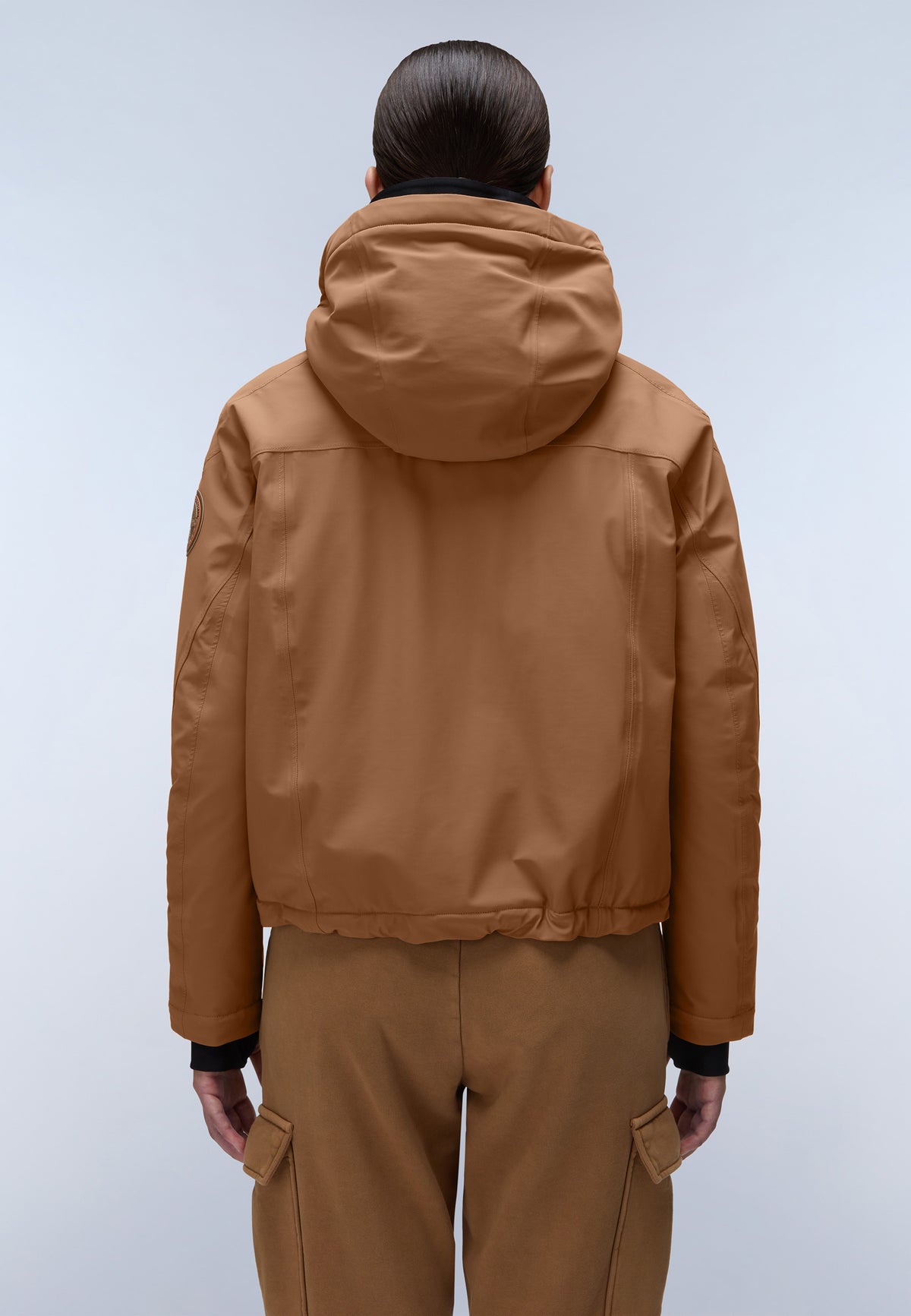 Napapijri-Rainforest Tech W Brown Tobacco-Yağmurluk-6-roqelvaxirum.shop