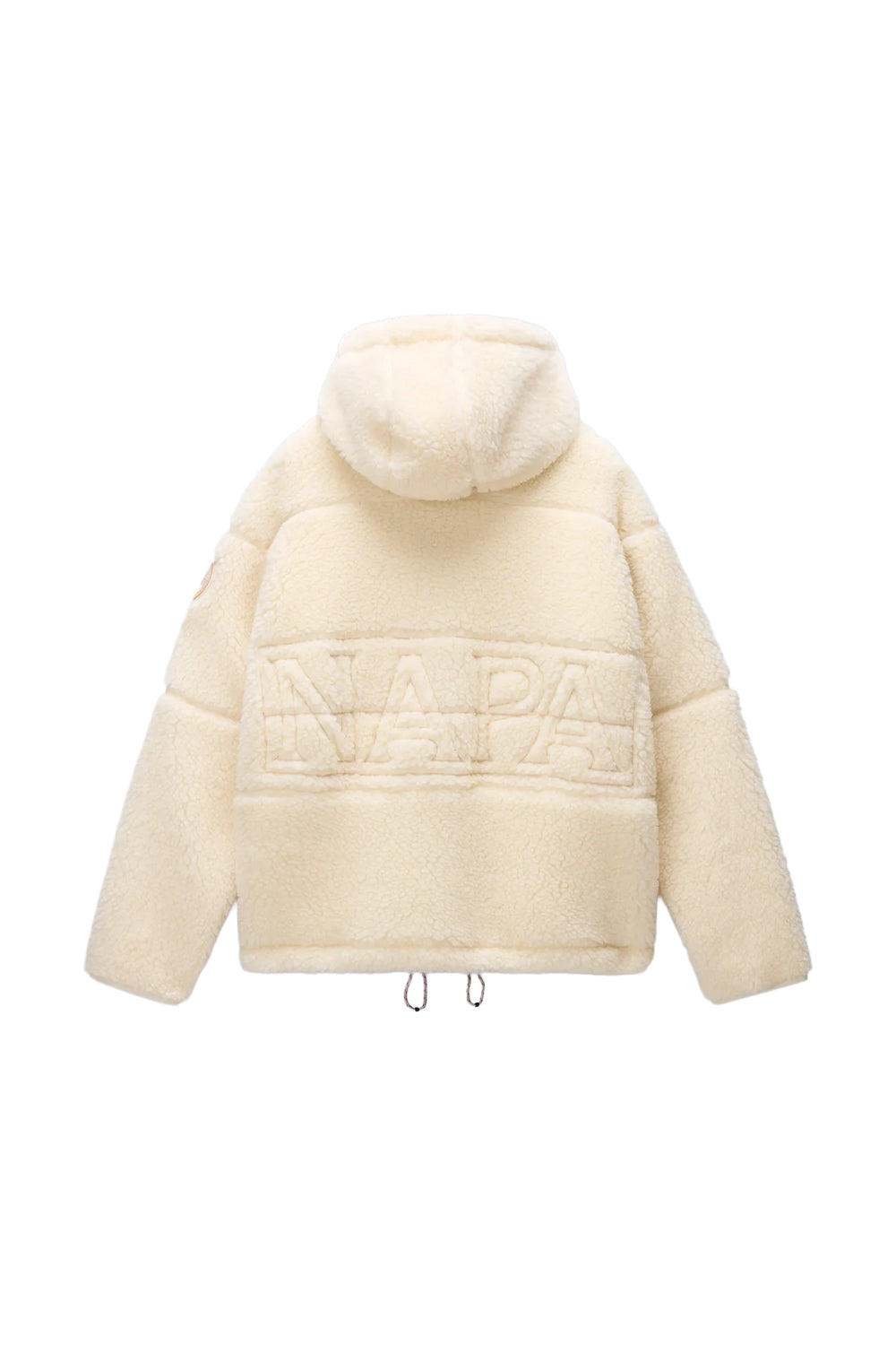 Napapijri-Tires Full-Zip Fleece Erkek Peluş Fermuarlı Beyaz Mont-Mont-2-roqelvaxirum.shop
