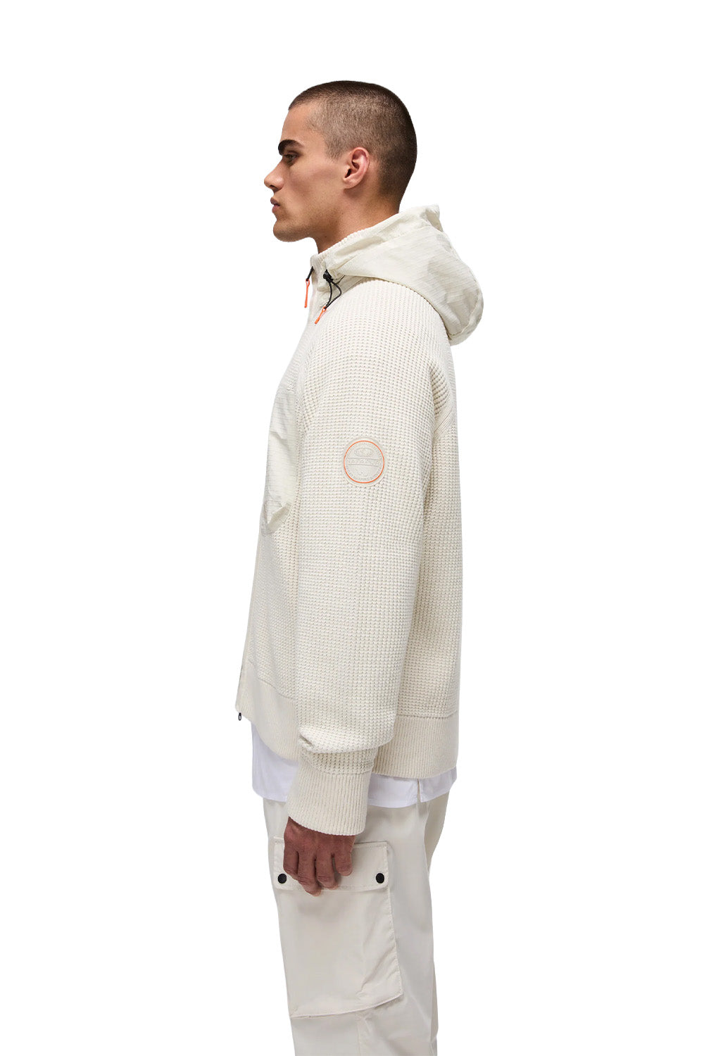 Vanoi Beige Dimity Loose Fit Triko Mevsimlik Mont - 6