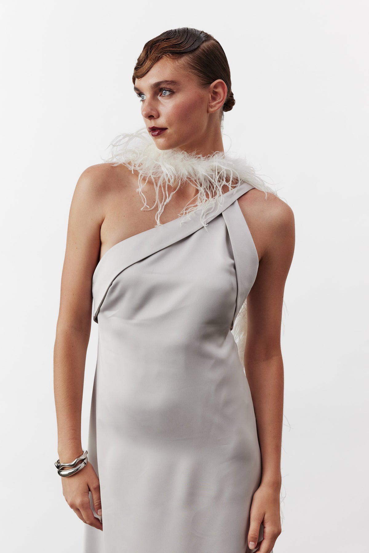 Nazlı Ceren-Aimee Uzun Saten Elbise-Elbise-2-roqelvaxirum.shop