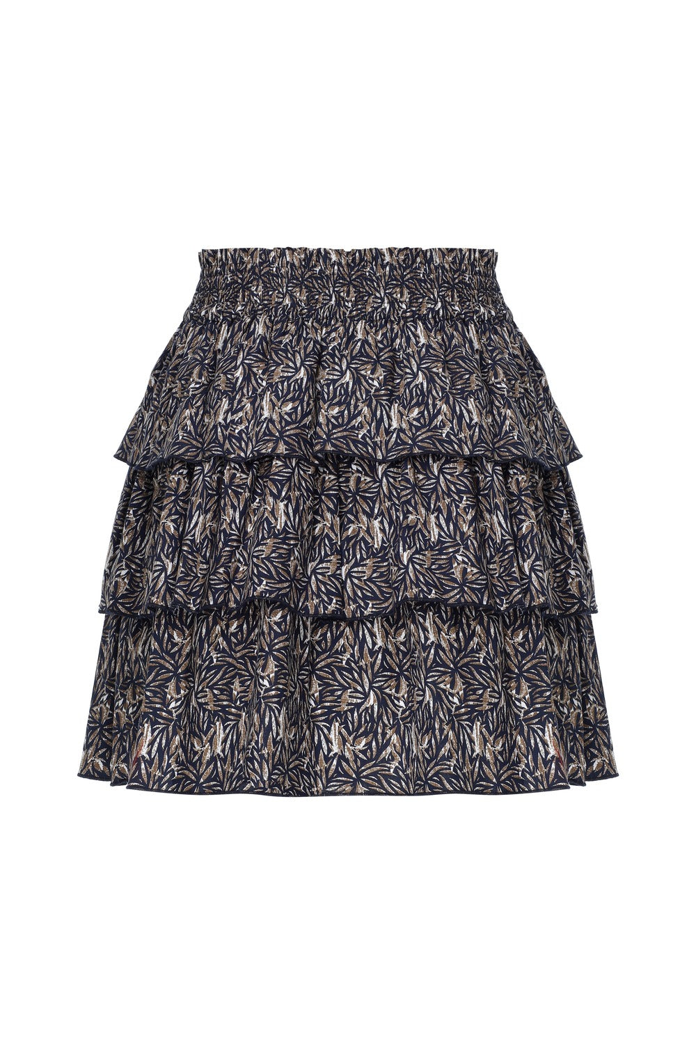 Nazlı Ceren-Amy Koton Mini Etek Kahverengi-Etek-2-roqelvaxirum.shop