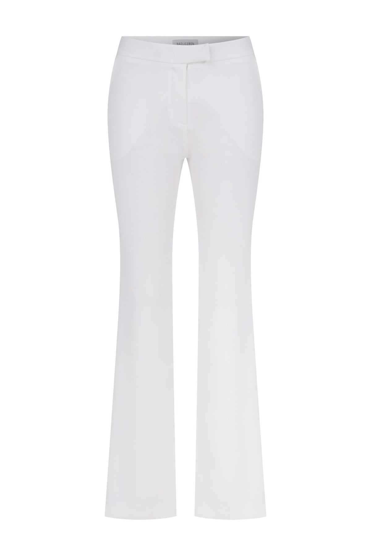 Nazlı Ceren-Arced Krep Pantolon Beyaz-Pantolon-3-roqelvaxirum.shop