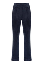 Nazlı Ceren-Bicolle Kadife Pantolon Navy Blue-Pantolon-1-roqelvaxirum.shop