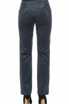 Nazlı Ceren-Bicolle Kadife Pantolon Navy Blue-Pantolon-4-roqelvaxirum.shop