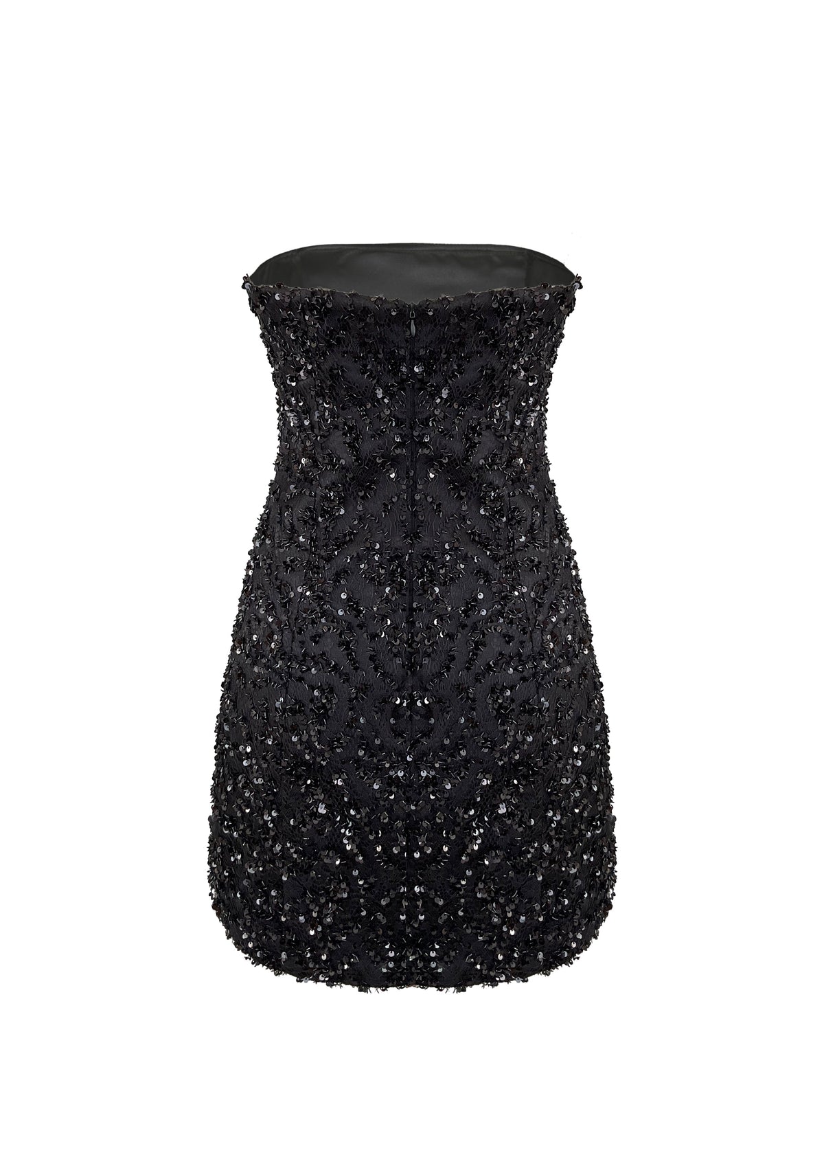 Nazlı Ceren-Casey Mini Payetli Elbise Siyah-Elbise-9-roqelvaxirum.shop