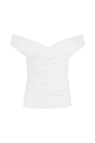 Nazlı Ceren-Cheri Jarse Bluz Beyaz-Blouse-6-roqelvaxirum.shop