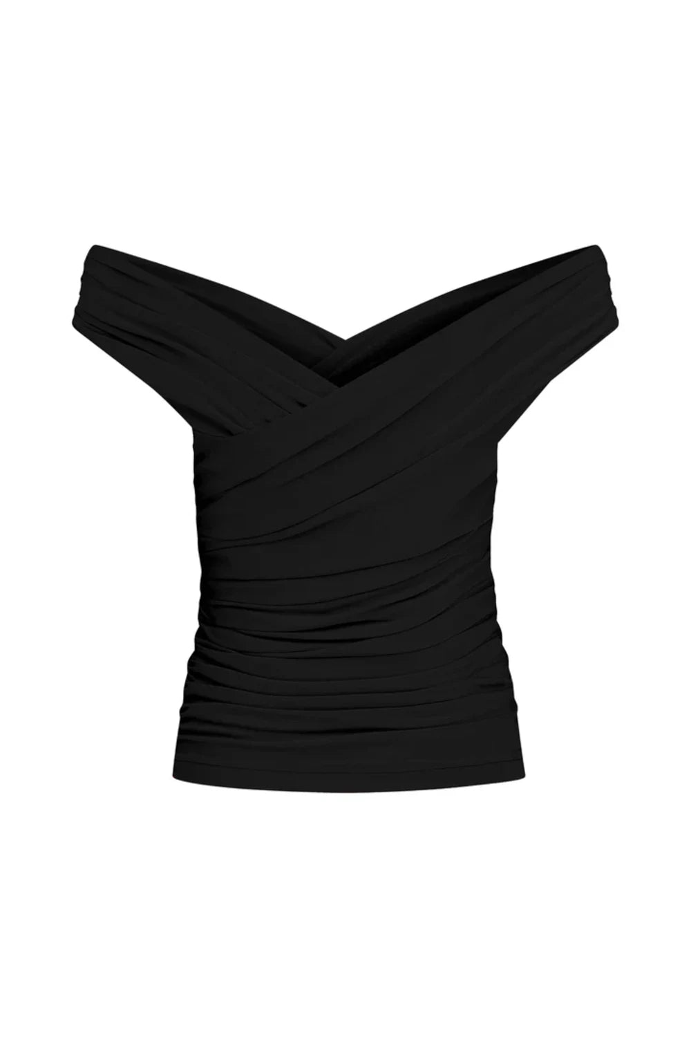Nazlı Ceren-Cheri Jarse Bluz Siyah-T-Shirts-11-roqelvaxirum.shop