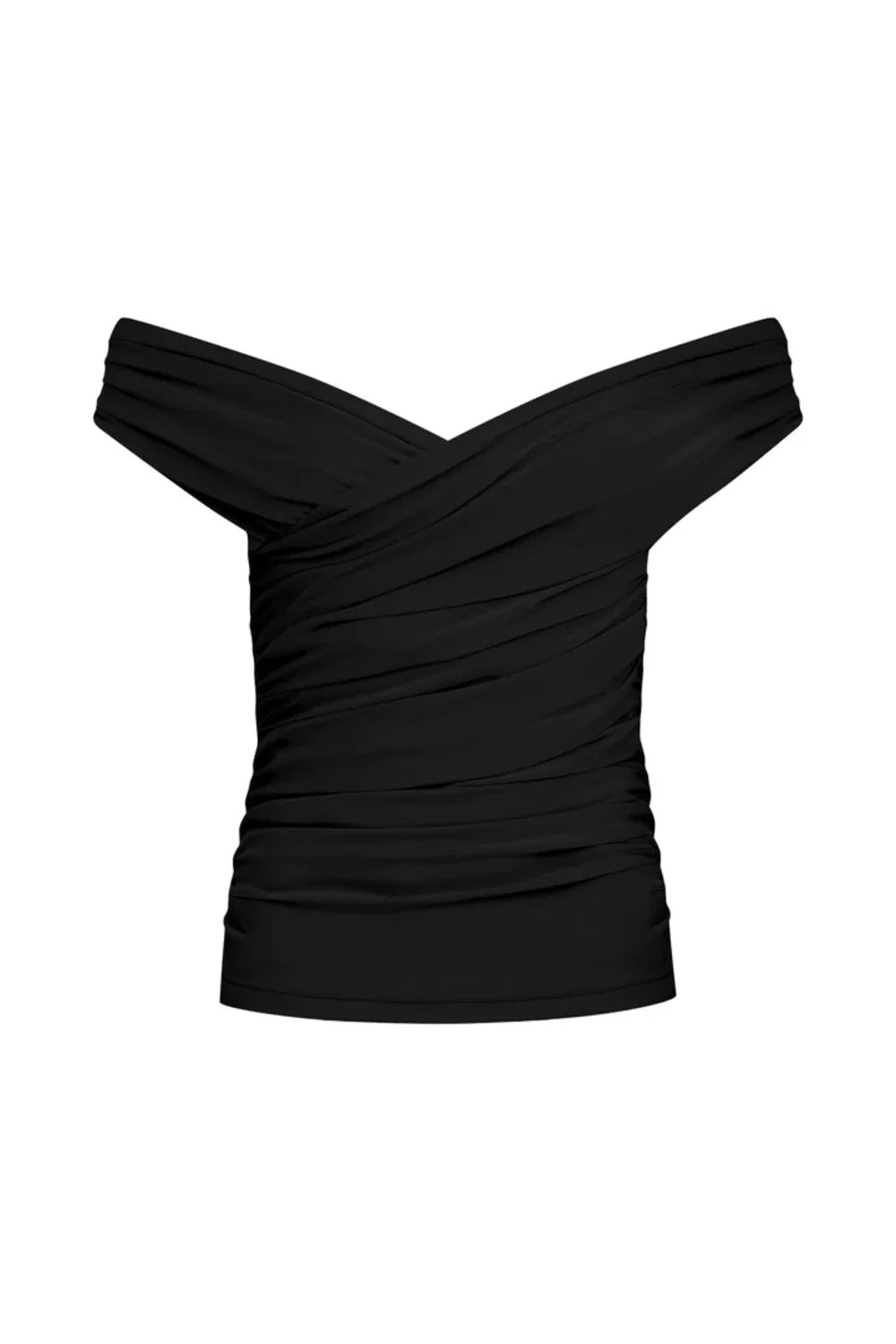 Nazlı Ceren-Cheri Jarse Bluz Siyah-T-Shirts-12-roqelvaxirum.shop
