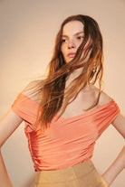 Nazlı Ceren-Cheri Jarse Bluz Tangerine-Top-2-roqelvaxirum.shop