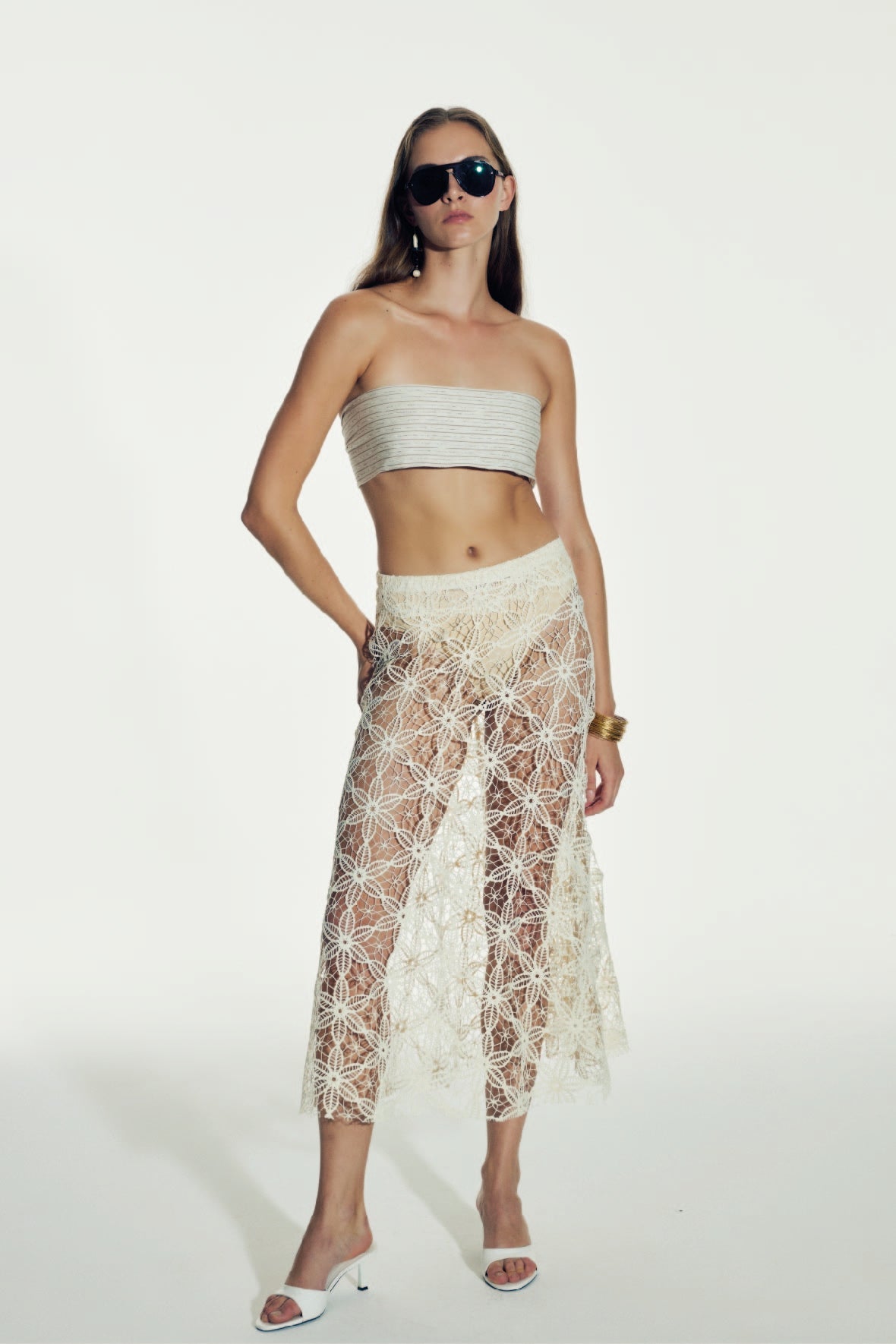 Nazlı Ceren-Clea Midi Kroşe Etek Pear Sorbet-Etek-2-roqelvaxirum.shop