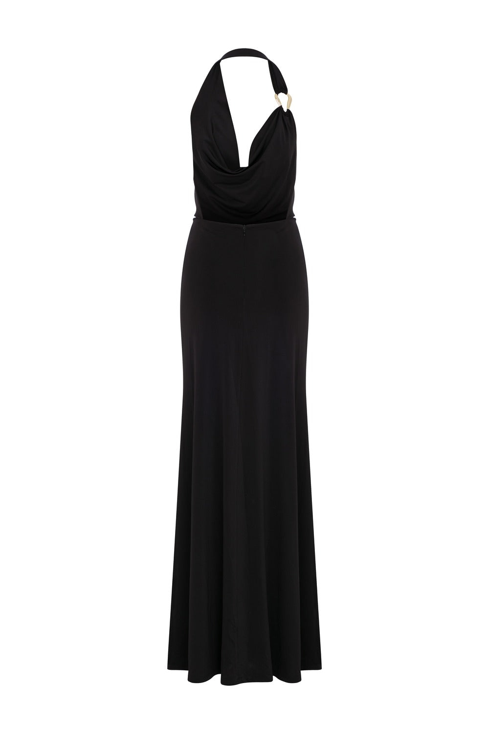 Nazlı Ceren-Dakota Uzun Jarse Elbise Siyah-Elbise-5-roqelvaxirum.shop
