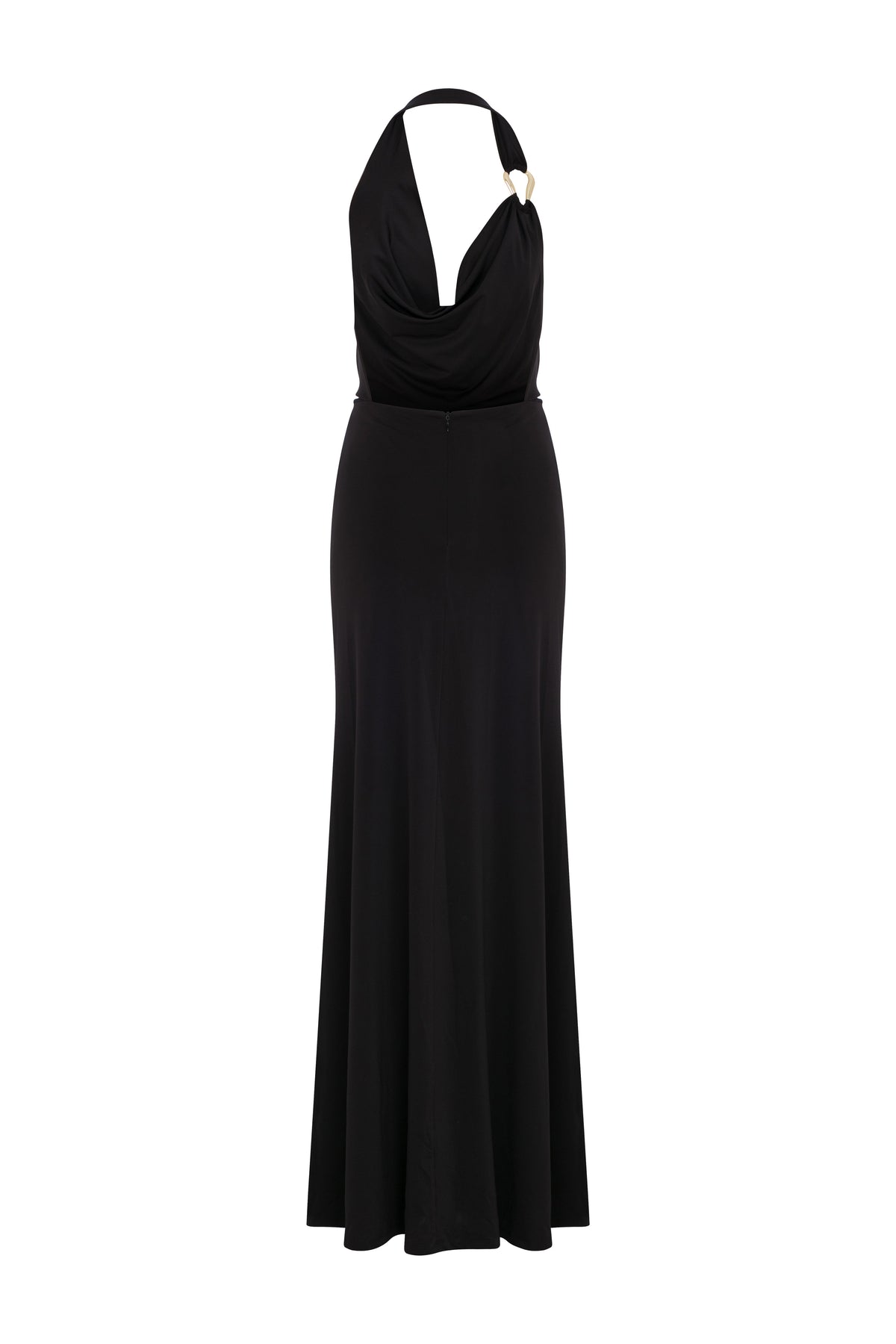 Nazlı Ceren-Dakota Uzun Jarse Elbise Siyah-Elbise-5-roqelvaxirum.shop