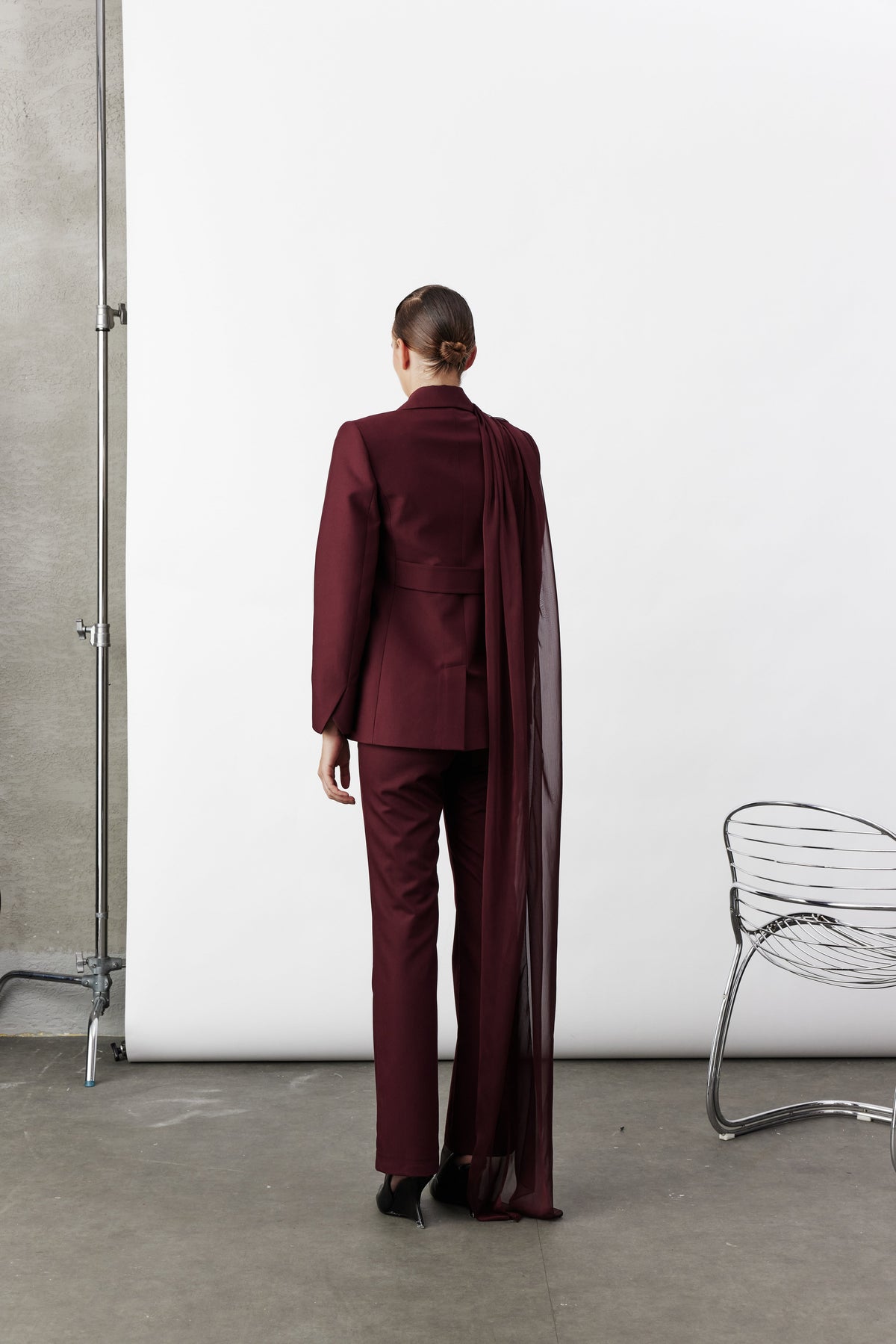 Nazlı Ceren-Elodie Blazer Bordo-Ceket-4-roqelvaxirum.shop