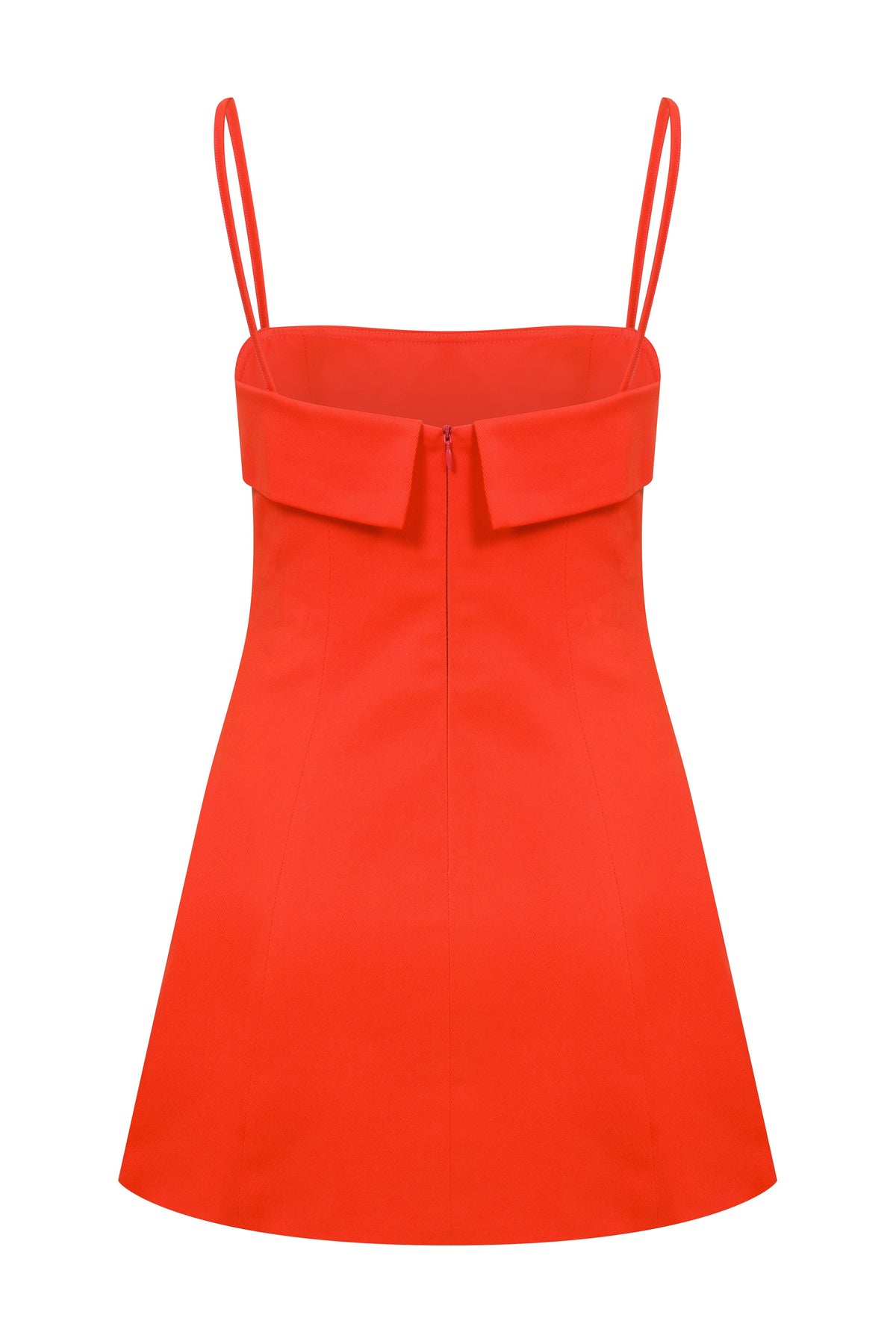 Nazlı Ceren-Gaia Koton Mini Elbise Tangerine-Elbise-2-roqelvaxirum.shop