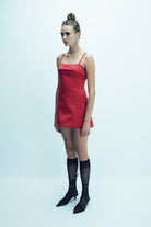 Nazlı Ceren-Gaia Mini Elbise Fiery Red-Elbise-7-roqelvaxirum.shop