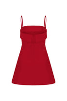 Nazlı Ceren-Gaia Mini Elbise Fiery Red-Elbise-9-roqelvaxirum.shop