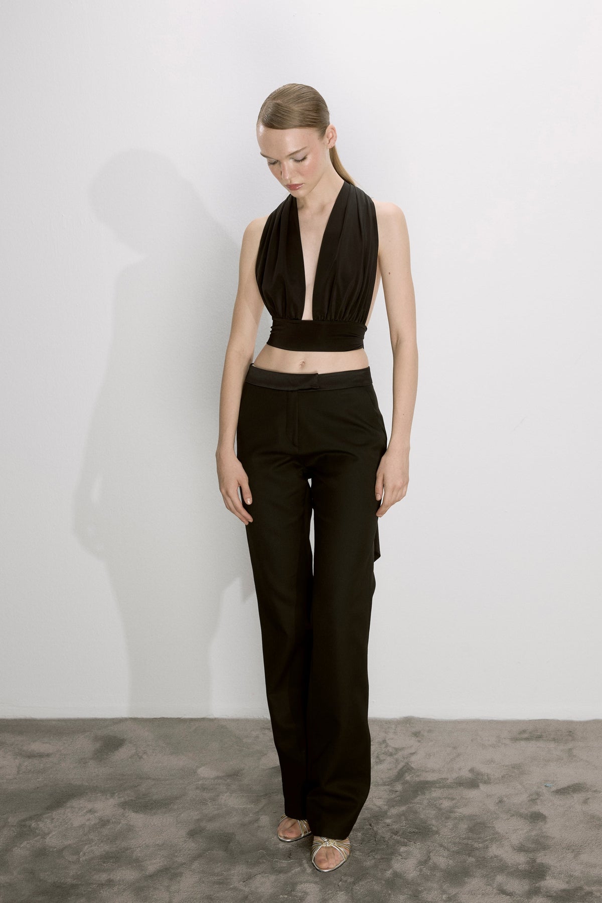 Nazlı Ceren-Ines Jarse Bluz Siyah-Büstiyer-4-roqelvaxirum.shop