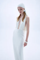Nazlı Ceren-Ines Jarse Elbise Beyaz-Elbise-2-roqelvaxirum.shop