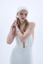 Nazlı Ceren-Ines Jarse Elbise Beyaz-Elbise-4-roqelvaxirum.shop