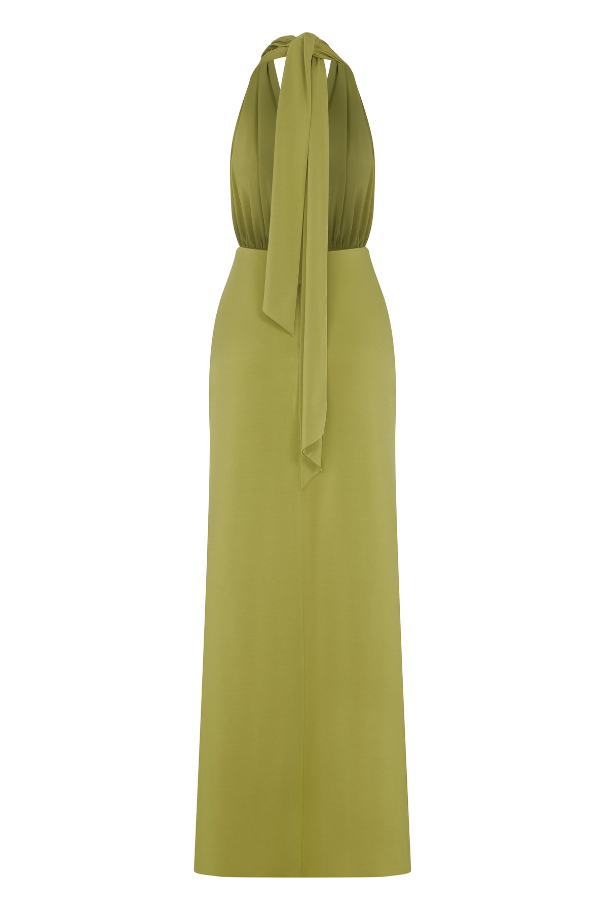 Nazlı Ceren-Ines Jarse Elbise Green Glow-Elbise-2-roqelvaxirum.shop