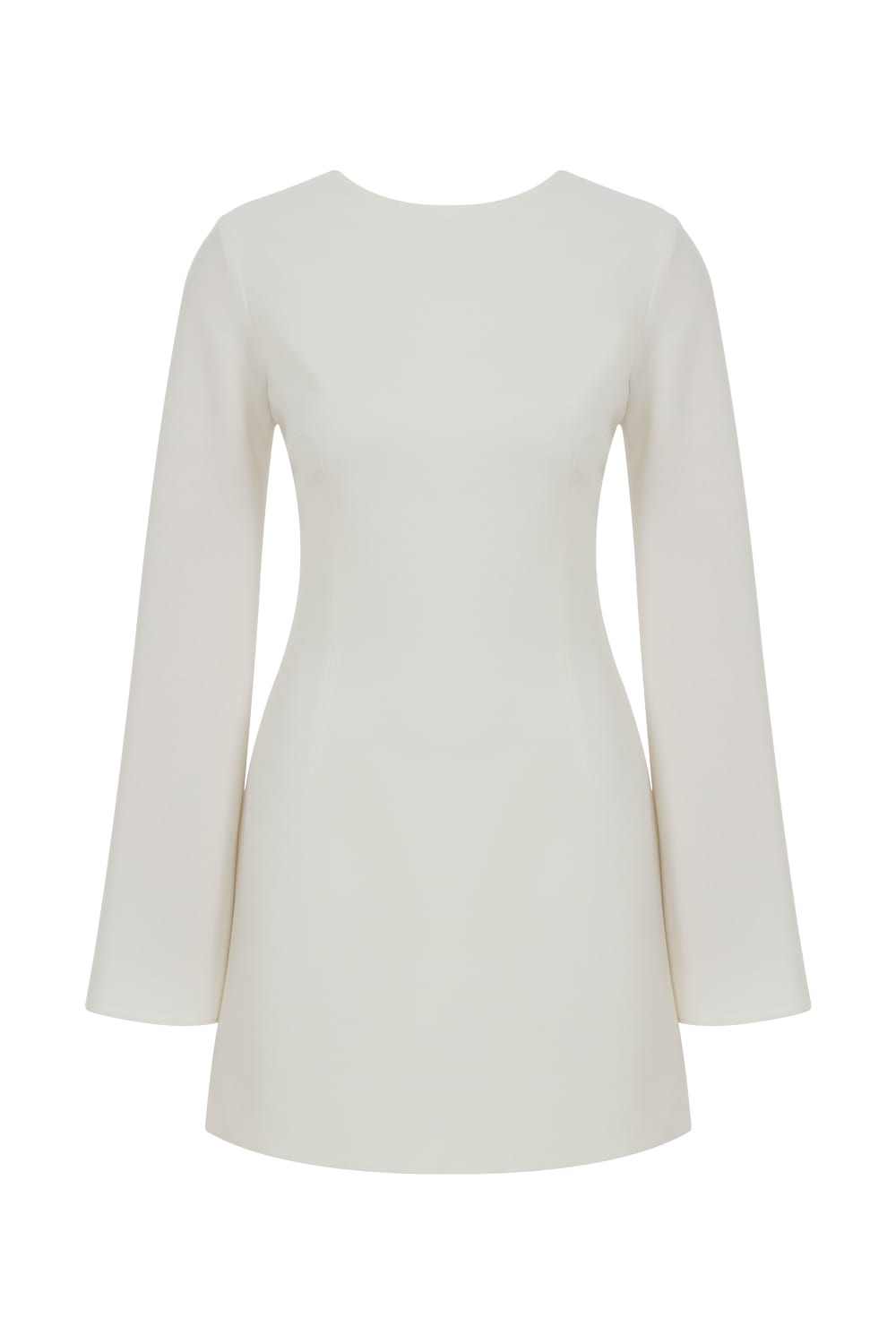 Nazlı Ceren-Ira Sırt Dekolteli Mini Elbise Blanche-Elbise-1-roqelvaxirum.shop
