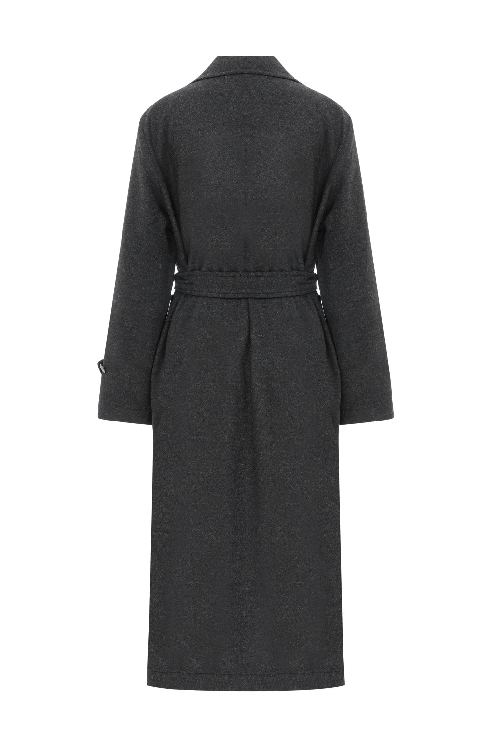 Nazlı Ceren-Isha Yün Palto Koyu Gri-Kaban-4-roqelvaxirum.shop